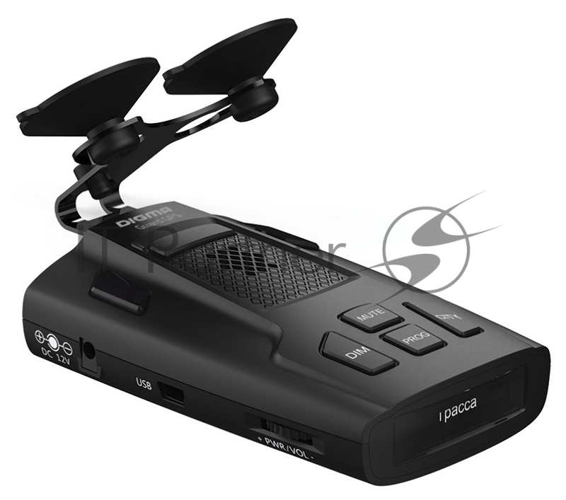 Радар-детектор Digma Guard GPS приемник черный