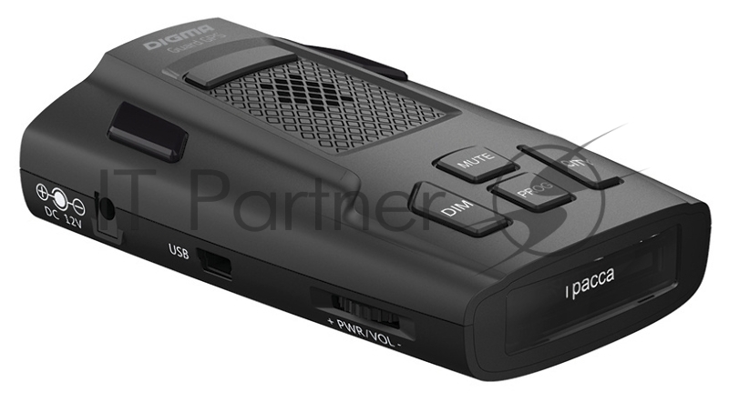 Радар-детектор Digma Guard GPS приемник черный