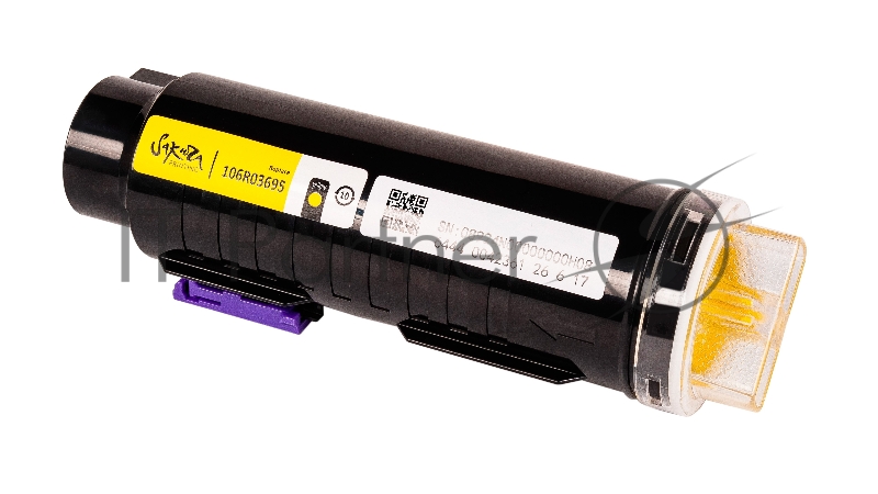 Картридж SAKURA 106R03695 для Xerox Phaser 6510, WC 6515, желтый, 4300 к.
