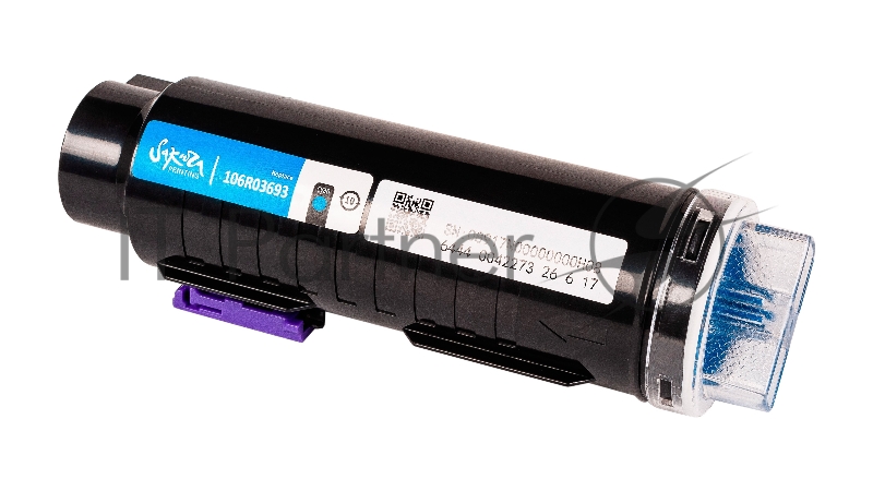 Картридж SAKURA 106R03693 для Xerox Phaser 6510, WC 6515, голубой, 4300 к.