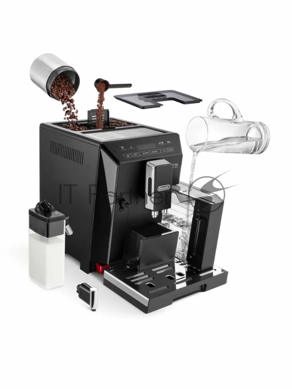 Кофемашина черная Delonghi ECAM 44 660 B