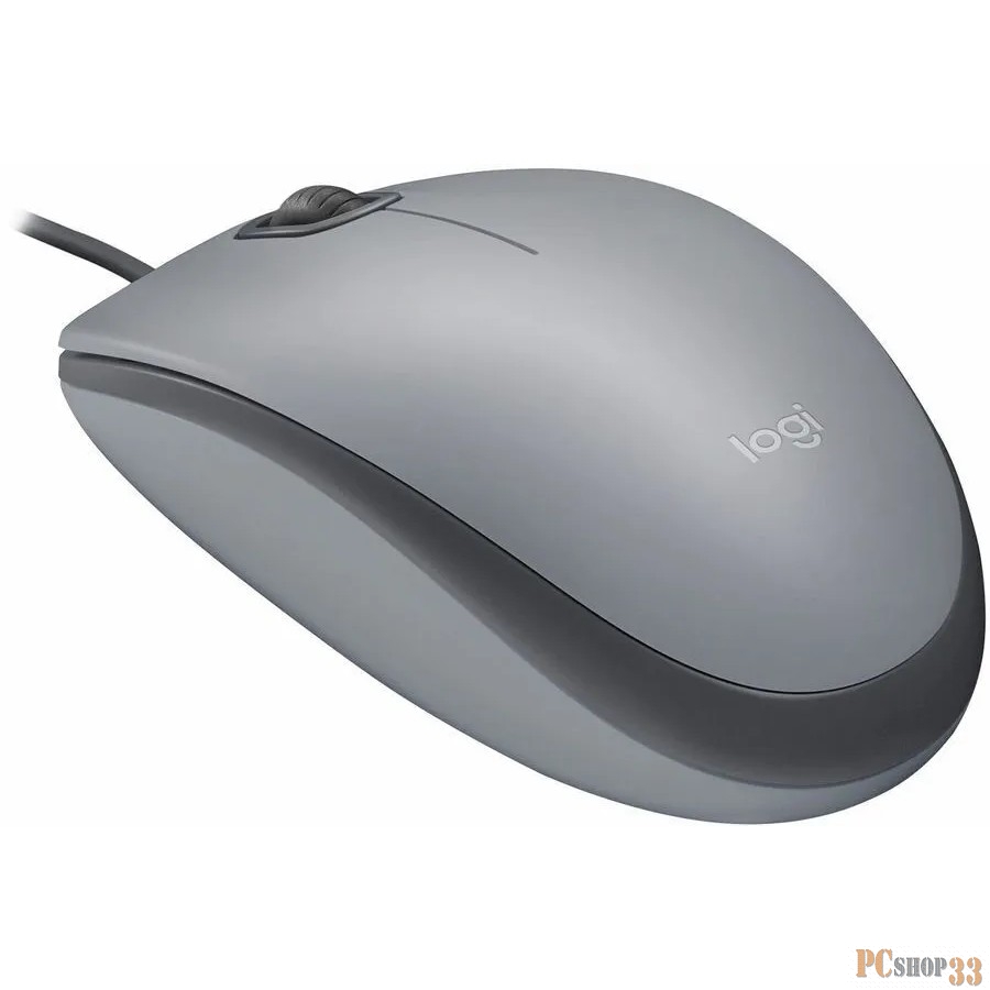 Оптическая мышь Logitech M110 Silent 910-005490, 2кн.+скр., серо-черный (USB)