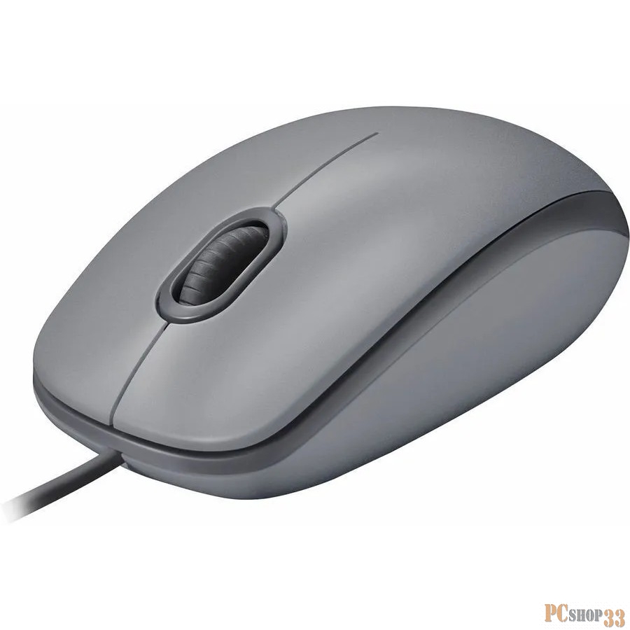 Оптическая мышь Logitech M110 Silent 910-005490, 2кн.+скр., серо-черный (USB)