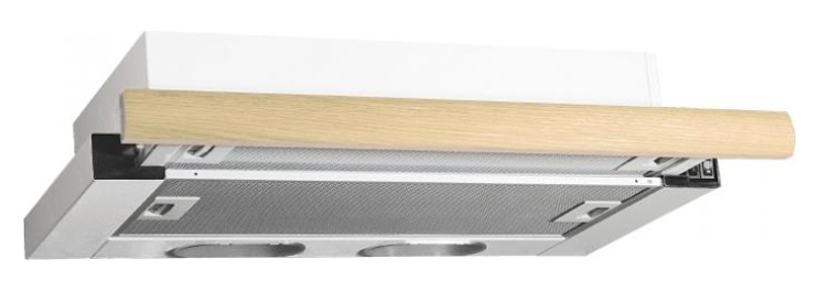 Вытяжка ELIKOR Интегра 60П-400-В2Л белый/дуб неокрашенный