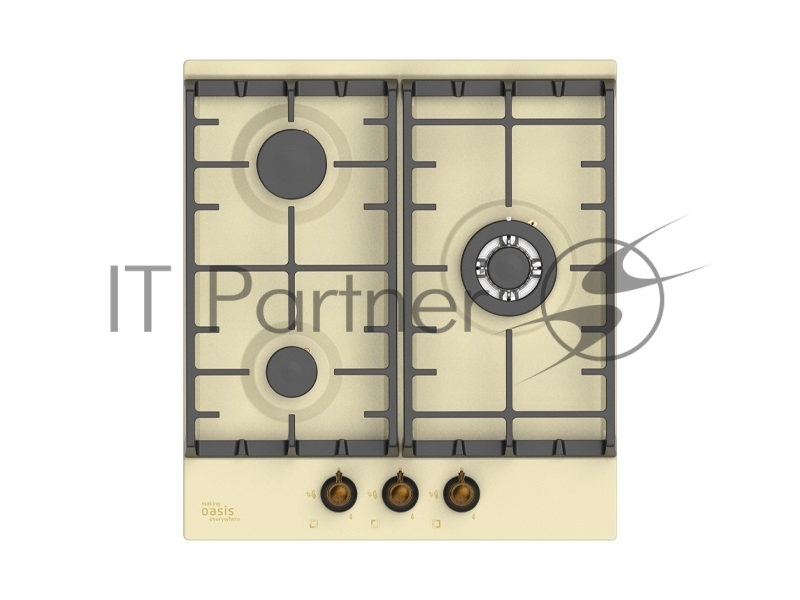 Варочная панель газовая making Oasis everywhere P-3MRT (B)