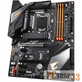 Мат. плата Socket1151 GIGABYTE Z390 AORUS ELITE (iZ390, 4xDDR4, M.2, SATA III, RAID, PCI-E, HDMI, 1Гбит LAN, USB3.1, ATX)
