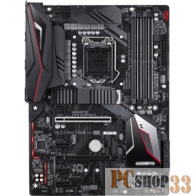 Мат. плата Socket1151 GIGABYTE Z390 GAMING X (iZ390, 4xDDR4, M.2, SATA III, RAID, PCI-E, HDMI, 1Гбит LAN, USB3.1, ATX)