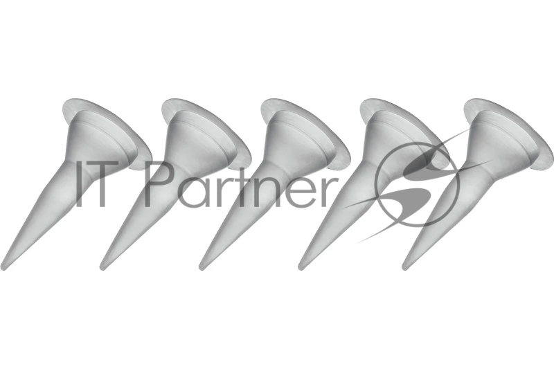 запасные сопла ЗУБР для закрытых пистолетов для герметика, 5 шт 06633-S