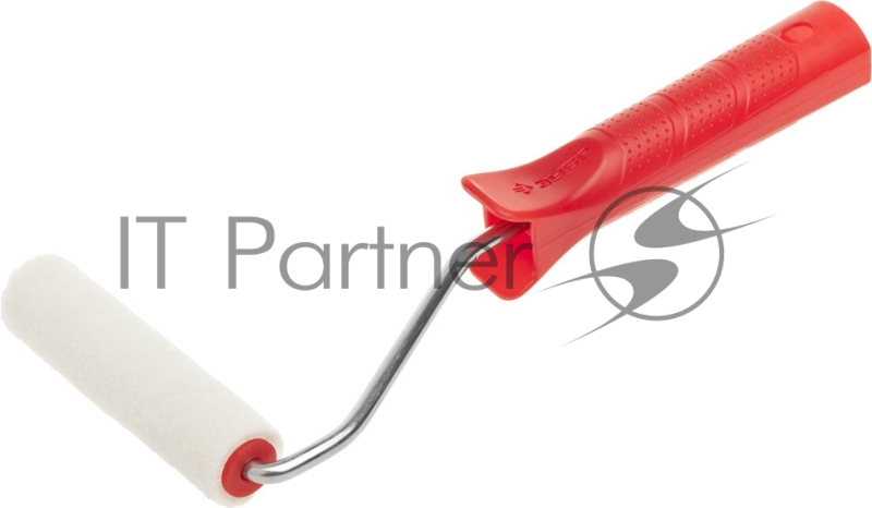 Мини-валик ВЕЛЮР, 100% шерсть, ворс 4мм, ручка 6мм, d=15/100мм, ЗУБР Эксперт