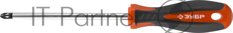Отвертка ЗУБР МАСТЕР 25063-3-150_z02 Cr-v, эргономичная двухкомпонентная рукоятка, PZ3x150мм