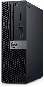 Компьютер Dell OptiPlex 7060 SFF 7060-7717 (Core i7 8700-3.60ГГц, 8ГБ, 1ТБ, UHDG, DVDRW, LAN, W10 Pro) + клавиатура + мышь