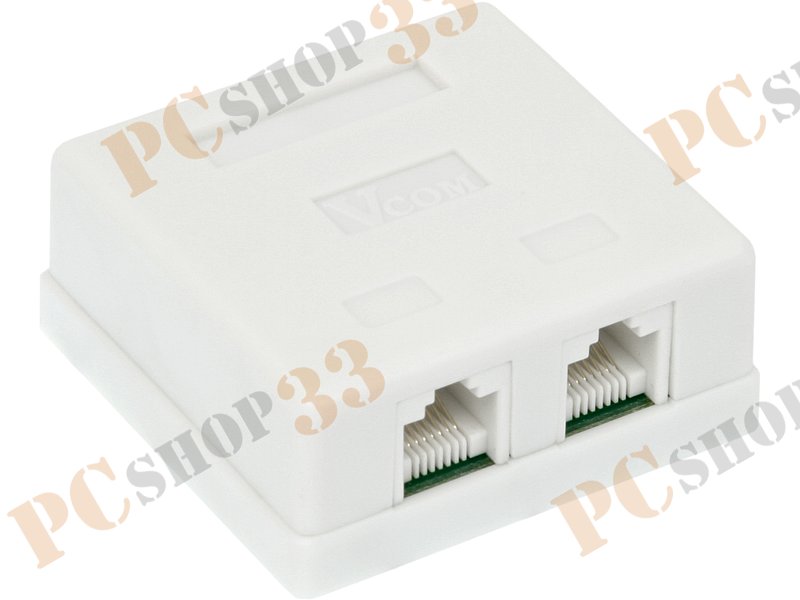 Розетка RJ-45 (UTP) 5e кат. двойная