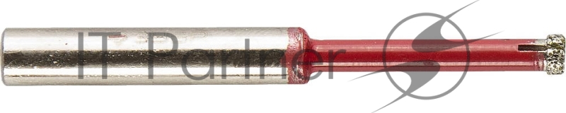 Сверло алмазное трубчатое ЗУБР Профессионал 29850-03 по кафелю и стеклу, d=3 мм, зерно Р 60