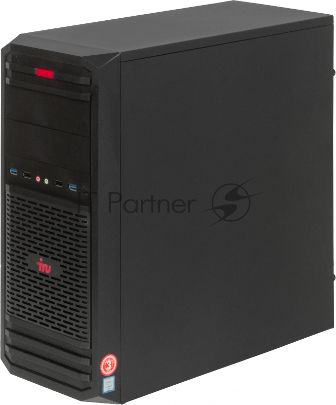 ПК IRU Corp 517 MT i7 9700 (3)/16Gb/SSD240Gb/UHDG 630/Windows 10 Professional 64/GbitEth/400W/черный