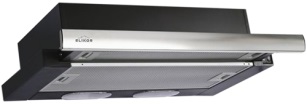 Вытяжка ELIKOR Интегра 60П-400-В2Л черный/нержавеющая сталь