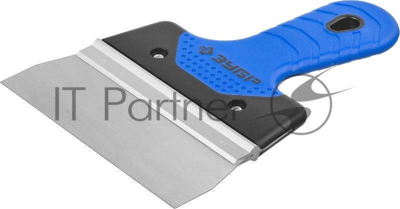 Шпатель ЗУБР ПРОФЕССИОНАЛ ФАСАДНЫЙ нержавеющий, 2к ручка. 150мм 10049-15_z03