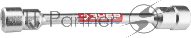 Ключ торцовый Зубр МАСТЕР двухсторонний прямой, 19x22мм 27567-19-22