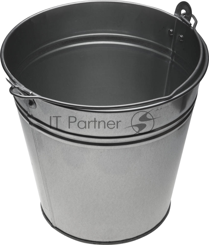 Ведро оцинкованное Зубр для непищевых продуктов, 9 л 39300-09