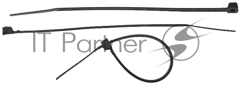 Хомуты нейлоновые Зубр , в п/э пакете, тип 7, черные, 4,8ммх400мм, 25шт 4-309037-48-400