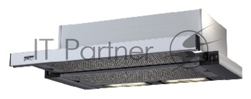 Вытяжка встраиваемая Krona Kamilla 600 серебристый (1 мотор)