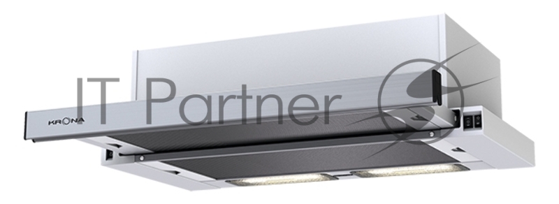 Вытяжка встраиваемая Krona Kamilla 600 серебристый (1 мотор)