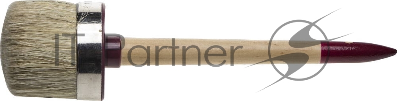 Кисть круглая ЗУБР УНИВЕРСАЛ - МАСТЕР, светлая щетина, деревянная ручка, №22, 70мм