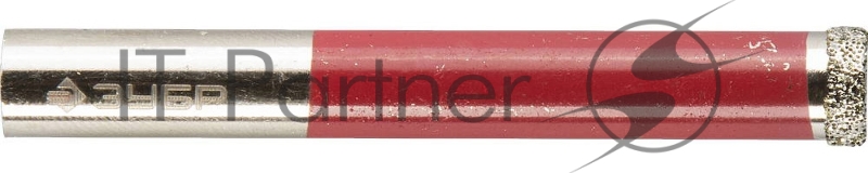 Сверло ЗУБР 29850-08 ЭКСПЕРТ алмазное трубчатое по кафелю керамике зерно 60 8мм