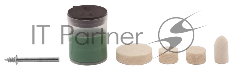 Набор насадок для дрели ЗУБР 35942-H6 круги12.5x9.0мм 2шт. 25х6.0 10х19.0мм оправкаd3.2 L38мм паст