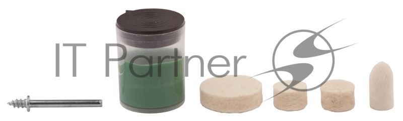 Набор насадок для дрели ЗУБР 35942-H6 круги12.5x9.0мм 2шт. 25х6.0 10х19.0мм оправкаd3.2 L38мм паст