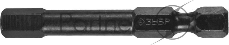 Бита ЗУБР ПРОФИ 26027-6-50-S2 HEX6 E 1/4 50мм 2шт на карт.