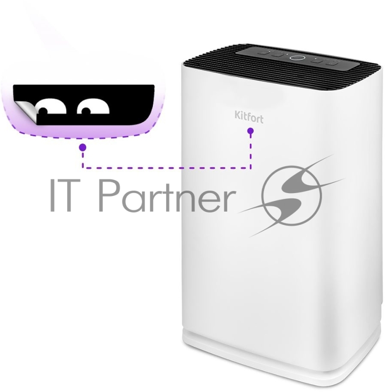 Воздухоочиститель Kitfort КТ-2824 45Вт белый