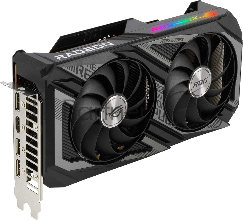 Видеокарта Asus PCI-E AMD Radeon RX 6600 XT 8Gb (128bit/GDDR6/HDMI/DPx3/RTL) (ROG-STRIX-RX6600XT-O8G-GAMING)