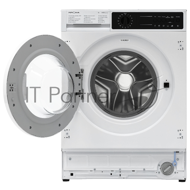 Встраиваемая стиральная машина KRONA KALISA 1400 8K WHITE