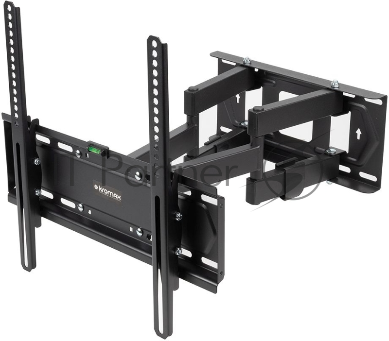 Кронштейн для телевизора Kromax PIXIS-L-2 черный 26-55 макс.50кг настенный поворот и наклон