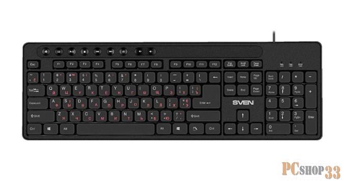 Клавиатура SVEN KB-C3060 (113 кл.)