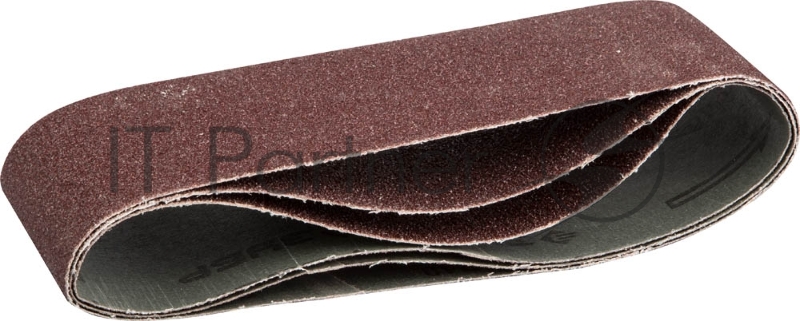 Лента шлифовальная Зубр универсальная МАСТЕР бесконечная на тканевой основе, для ЛШМ, P40, 75x457мм, 3шт 35541-040