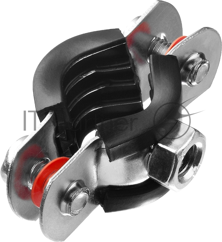 Хомут трубный ЗУБР с гайкой, 3/8, 10шт, оцинкованный, 37850-15-19