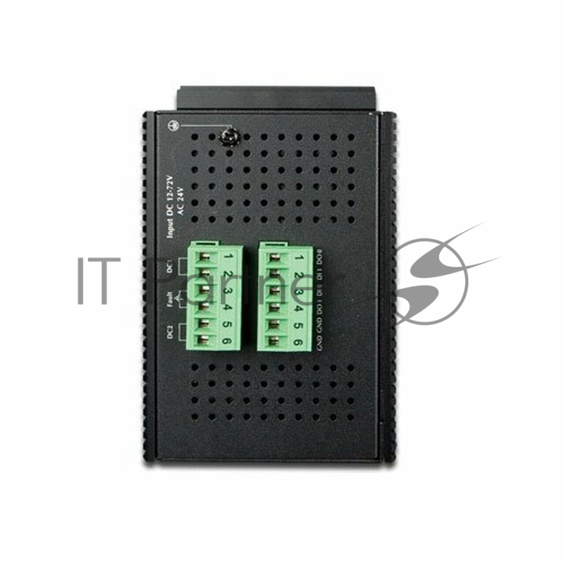 Индустриальный управляемый коммутатор Planet IGS-12040MT IP30 Industrial 8* 1000TP + 4* 100/1000F SFP Full Managed Ethernet Switch (-40 to 75 degree C, 2*DI, 2*DO, 12V-72VDC IN), ERPS Ring, 1588