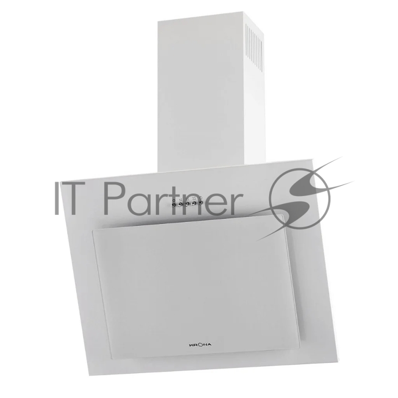Вытяжка каминная Krona Fiona 600 PB белый управление: кнопочное (1 мотор)