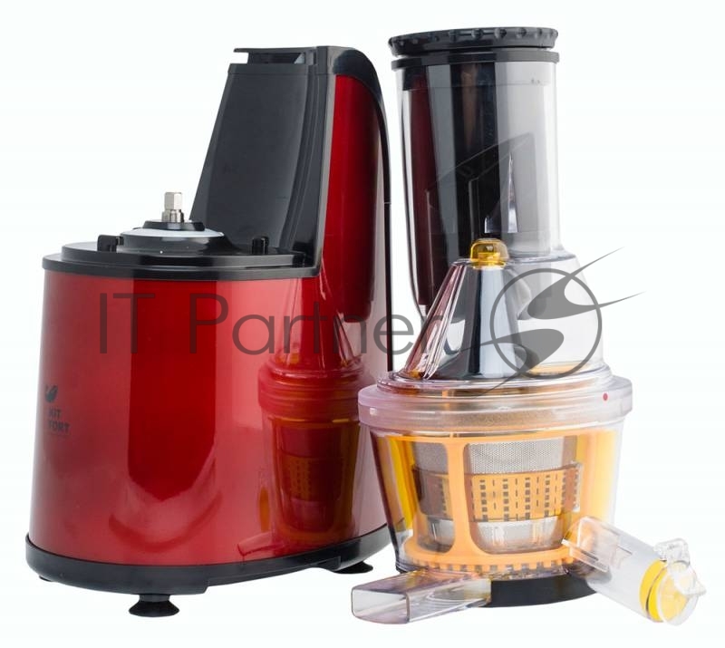 Соковыжималка шнековая Kitfort КТ-1102-2 150Вт бордовый/черный