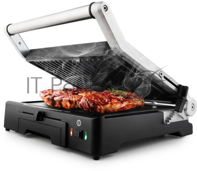 Электрогриль Kitfort КТ-1633 1800Вт серебристый