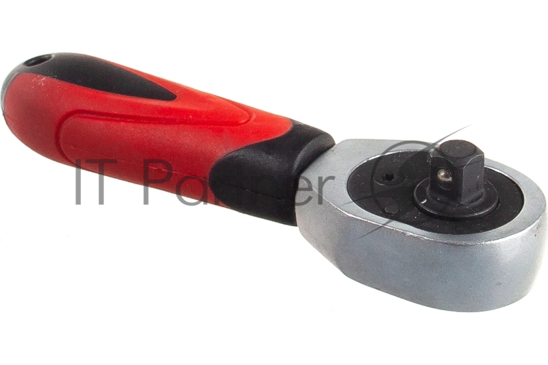 Наборы Трещотка ЗУБР МАСТЕР для торцовых головок и бит (1/4), Cr-V, 72 зубца, хроматированное покрытие 27735-1/4