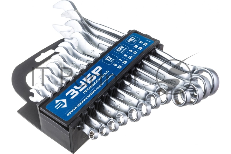 Набор комбинированных гаечных ключей Зубр 12 шт 6 - 22 мм 27088-H12_z01