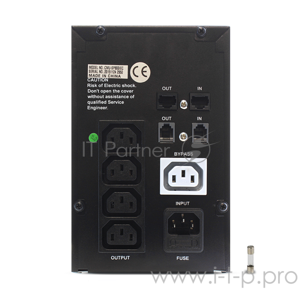 ИБП CROWN ИБП CMU-SP800IEC {(1x12V.9AH) 4*IEC+1*IEC bybass} CM000001491