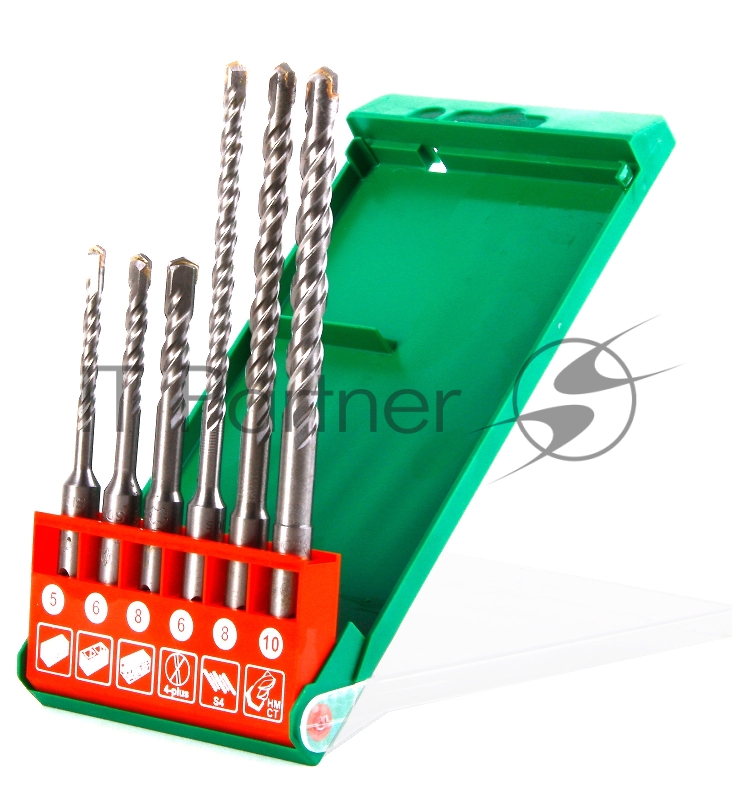 Набор буров Hammer Flex 201-902 DR SDS+ set No2 (6pcs) 5/6/8 X 110, 6/8/10 X 160