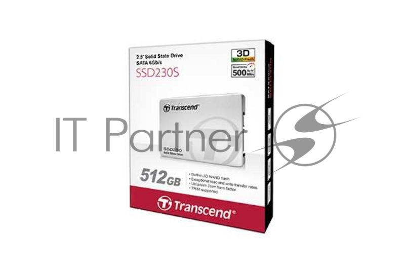 накопитель Transcend SSD 512GB 230 Series TS512GSSD230S {SATA3.0}