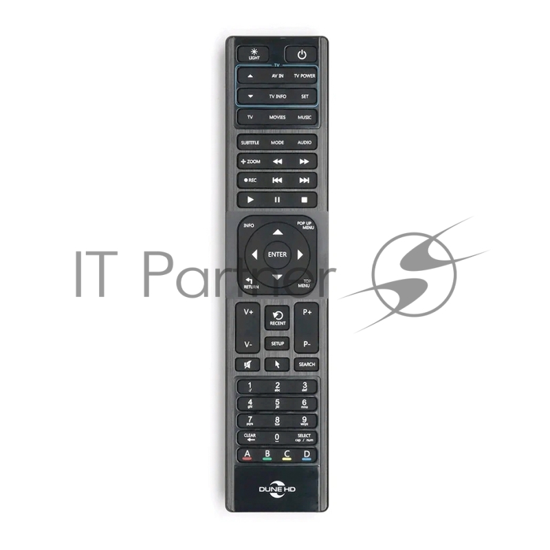 Обучаемый инфракрасный пульт дистанционного управления для медиаплееров Dune, с подсветкой