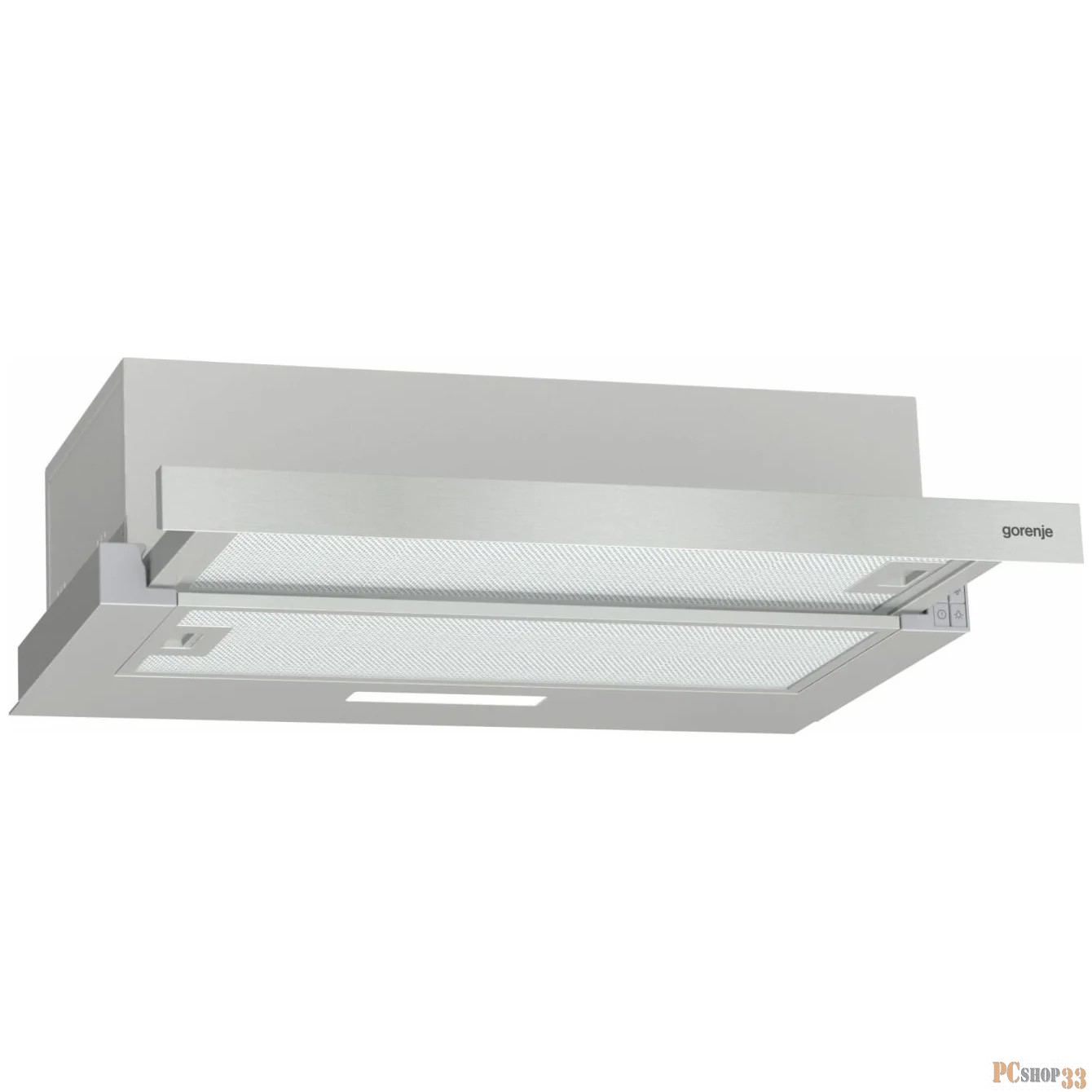 Вытяжка встраиваемая Gorenje TH62E3X нержавеющая сталь управление: кнопочное (1 мотор)