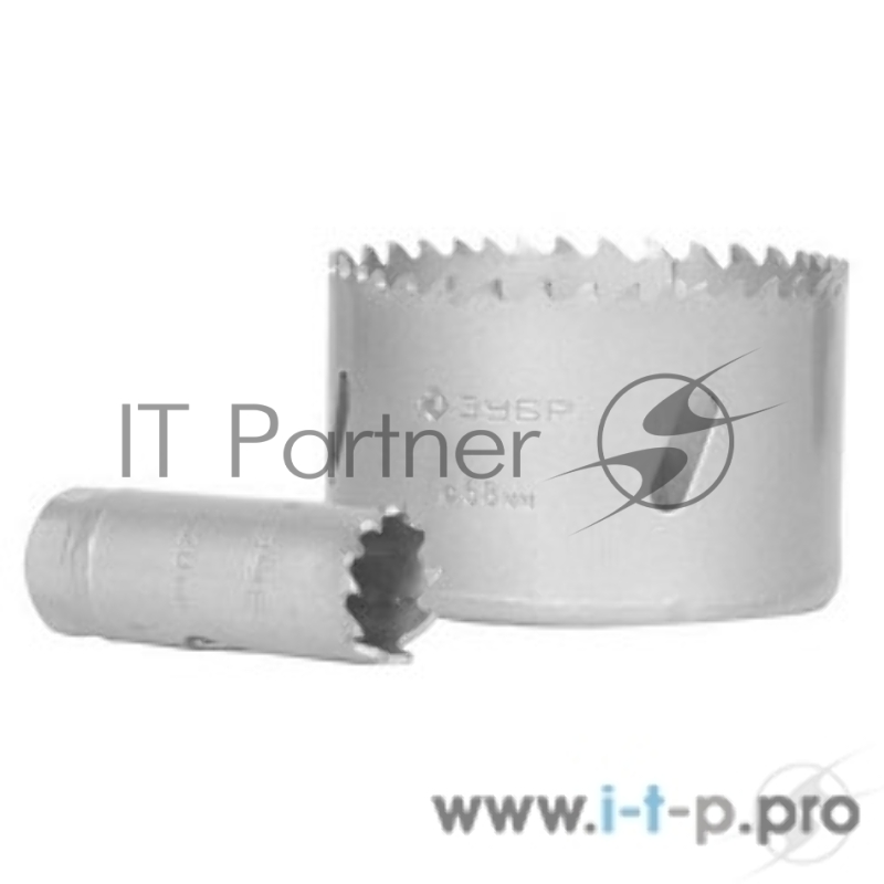 Коронка биметаллическая ЗУБР ЭКСПЕРТ 29531-114_z01, быстрорежущая сталь, глубина сверления до 38мм, d-114мм