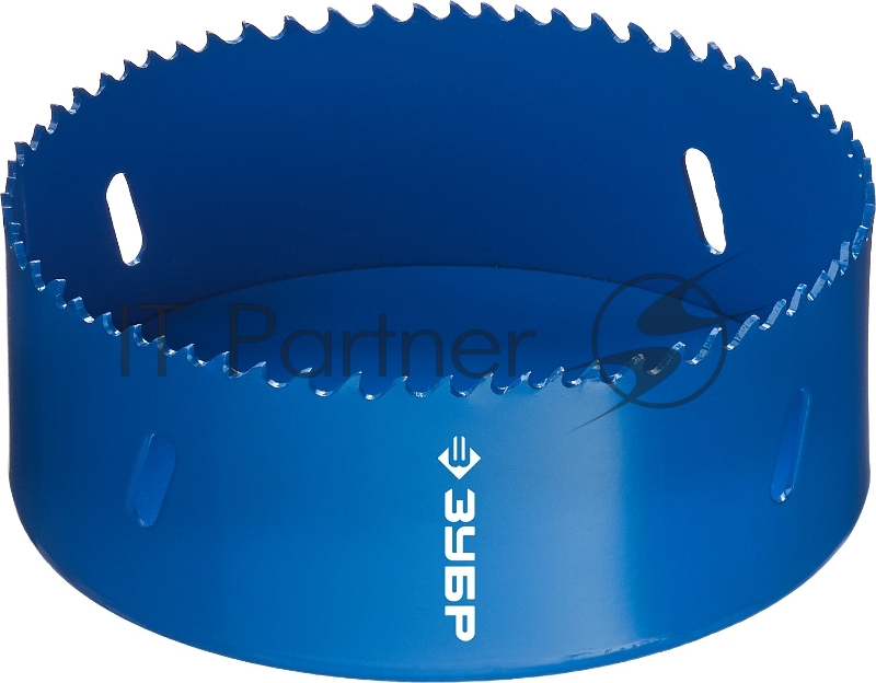 Коронка биметаллическая ЗУБР ЭКСПЕРТ 29531-114_z01, быстрорежущая сталь, глубина сверления до 38мм, d-114мм